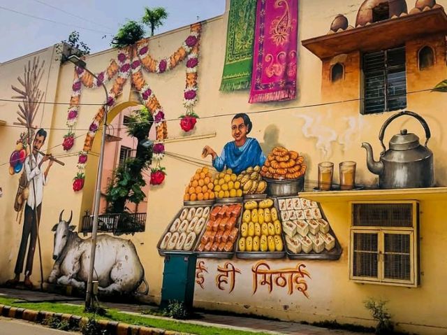 🎨 Colors of Change: The Streets of Lodhi Art District 🧱✨