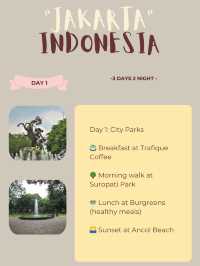 🇮🇩 Jakarta Itinerary 14: Nature & Green Escape 🌳🌊