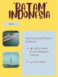 🇮🇩 Batam Itinerary: Off-the-Beaten-Path Exploration 🗺️🚶