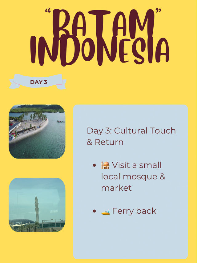 🇮🇩 Batam Itinerary: Off-the-Beaten-Path Exploration 🗺️🚶