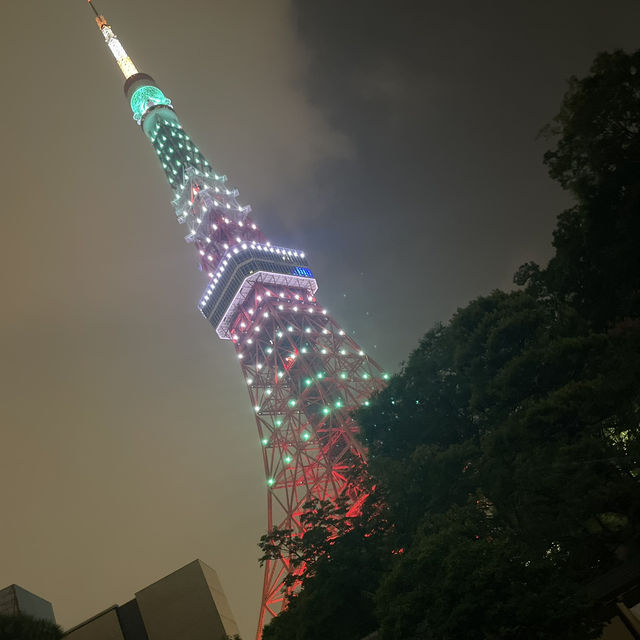 #鋼鐵巨神與夜幕紅塔：台場高達與東京塔之夜🗼🤖