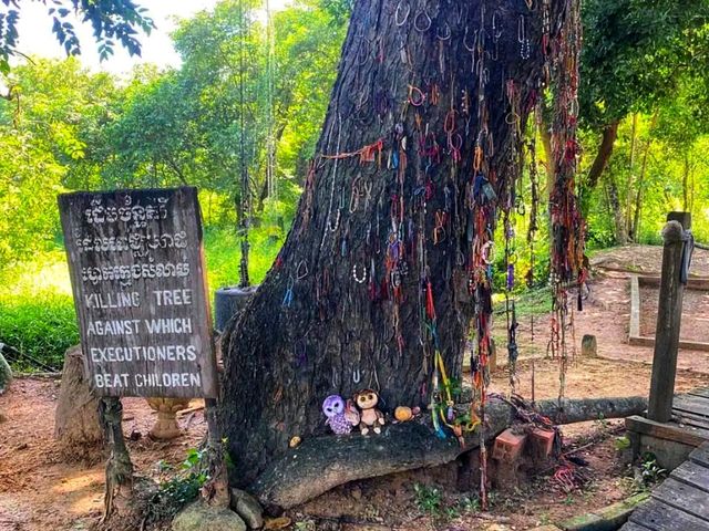 Choeung Ek Memorial Stupa – Remembering Cambodia’s Past 🕊️