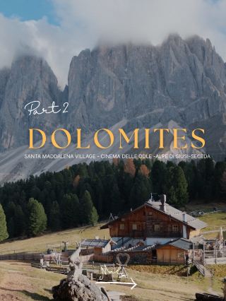 서부 돌로미티를 여행하는 3일 2박 여행 계획을 알려드립니다.