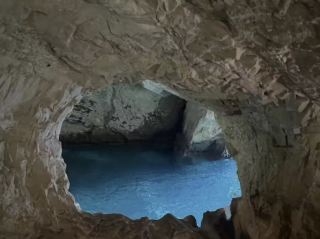 Emerald Mediterranean Scenery at Rosh HaNikra