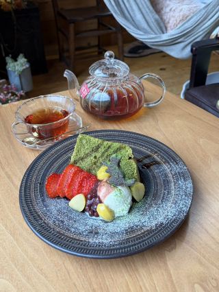 [Fukuoka Cafe] A cafe located in the mountains, perfect for a drive.