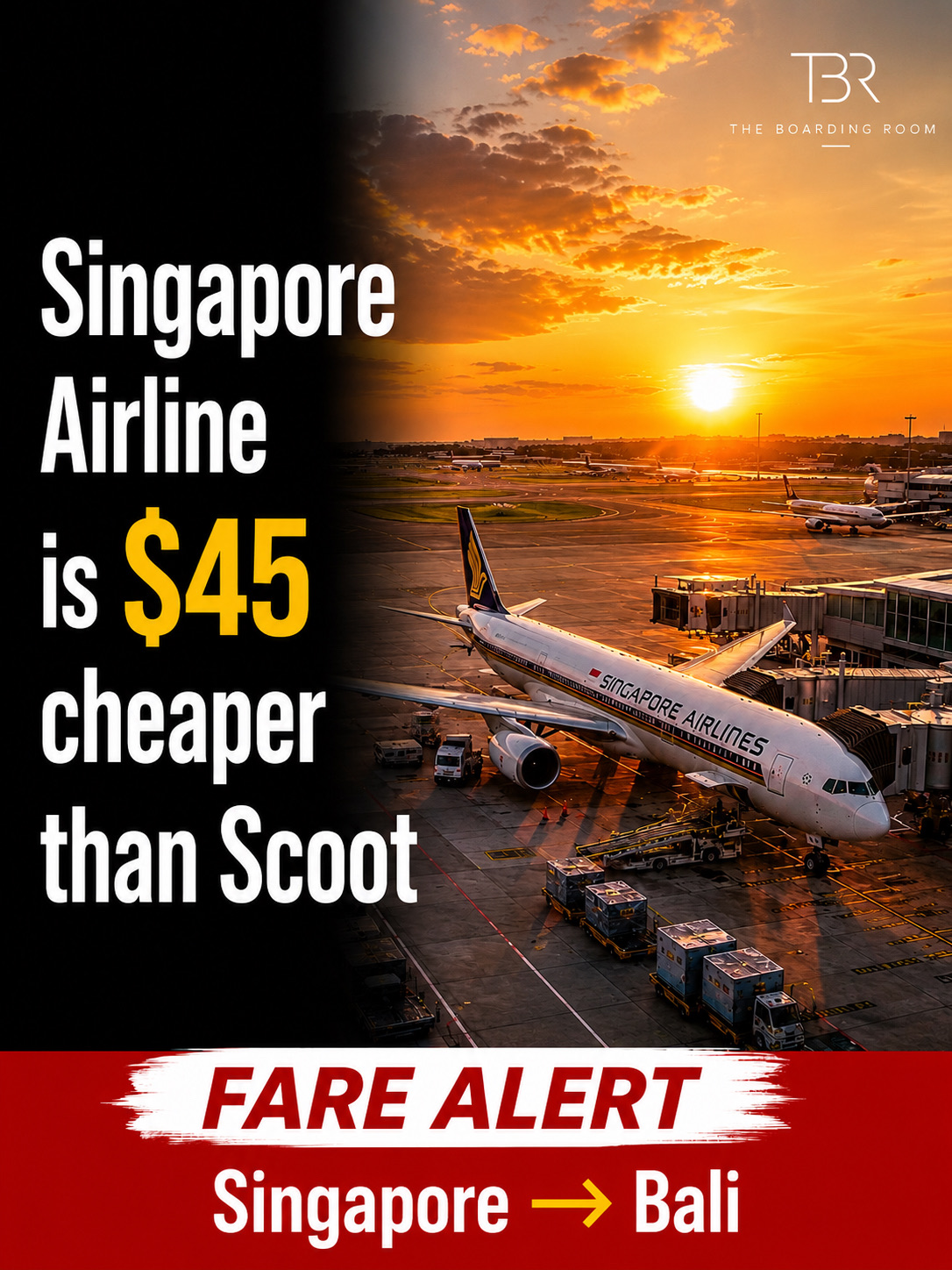I didn’t expect this either.

While searching for flights from Singapore 🇸🇬 to Bali 🇮🇩, I found that Singapore Airlines was actually S$45 cheaper than Scoot for the same travel dates.

Here’s the comparison:

✈️ Singapore Airlines
💰 S$317
✅ 25kg checked baggage included
✅ 7kg cabin baggage
✅ Complimentary meals
✅ KrisWorld entertainment
✅ Boeing 787 Dreamliner

✈️ Scoot
💰 S$362
✅ Cabin baggage only
❌ No checked baggage included
💳 Meals available for purchase
📱 Entertainment on your own device
✈️ Airbus A321neo / Boeing 787-9

Sometimes, the airline you assume is cheaper… isn’t.

This is why I always compare everything before booking, not just the headline price. A few extra minutes of research can save you money while giving you a better flying experience.

Prices were available at the time of checking and may change at any time.

💬 Which would you choose for this trip: Singapore Airlines or Scoot?

📌 Save this post for your next Bali getaway.

✈️ Follow The Boarding Room for more flight comparisons, luxury stays, and smart travel finds.

 #travelsmart #travel2026 #flightdeals #singaporeairlines #scoot #thingstodo #myitinerary #travel #travelhacks 