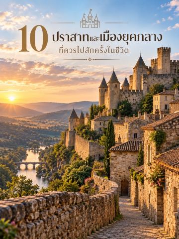 🏰 10 Must-Visit Medieval Castles and Towns to Experience Once in Your Lifetime
