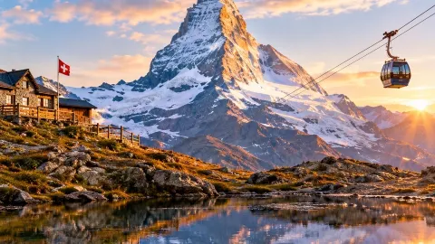 🇨🇭 1. ユングフラウヨッホ – 雲の上からスイスの息を呑むような絶景を体験

雄大なアルプスの山々に囲まれたユン — traveler post in グラウビュンデン州