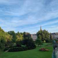 Unique scenery in the Parade Garden in Bath