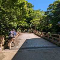 Osaka, Japan, Minoh waterfall.