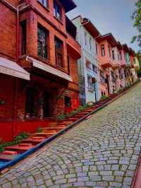 The colorful houses of Istanbul
