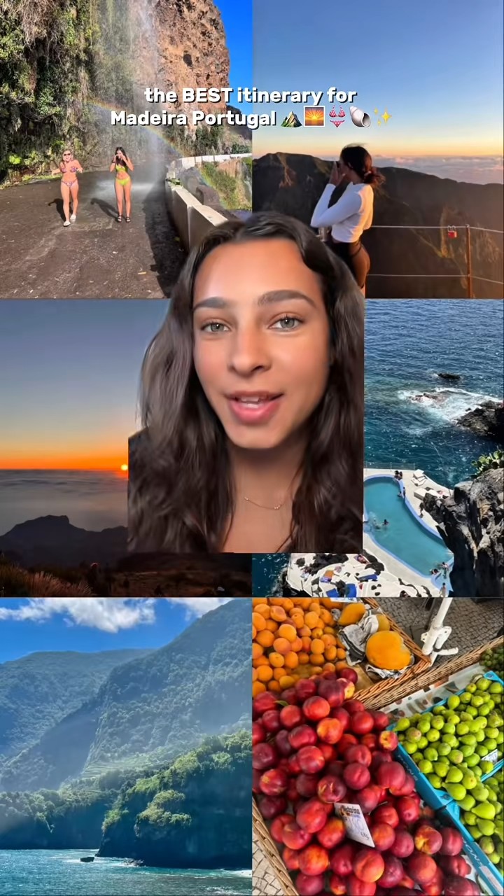 The BEST itinerary for Madeira Portugal ⛰🌅👙🐚✨