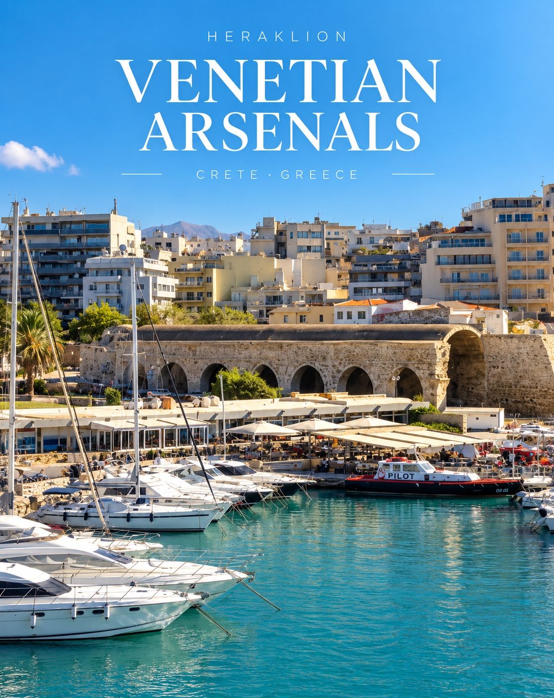 #easytravelpost 

These arches once helped build Venice’s power in Crete. ⚓

Right beside Heraklion’s Old Venetian Harbor, you’ll notice a long row of huge stone arches — the Venetian Arsenals.

They may look like old warehouses today, but centuries ago this was one of the busiest parts of the harbor.

The Venetians built these shipyards to construct, repair and maintain their ships. The large vaulted spaces were designed so vessels could be brought inside directly from the water.

Heraklion — then known as Candia — was an important Venetian stronghold, and its harbor played a major role in controlling trade and sea routes around Crete.

Today, only part of this enormous shipbuilding complex survives.

And I love the contrast here: ancient Venetian arches behind you, modern yachts in front of you, cafés along the harbor… and Koules Fortress just a short walk away. ❤️

So if you visit Koules, don’t just turn around and leave. Take some time to walk around the Old Venetian Harbor — there is much more history here than it first seems.

Would you have guessed these arches were once shipyards? 👀