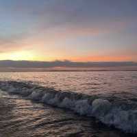 The morning breeze brings the smell of sea
