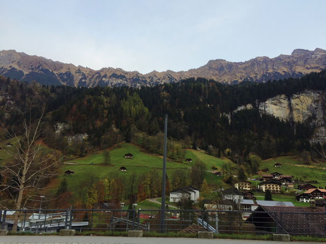 Golden Express, Maiden Peak, and Lauterbrunnen Village.