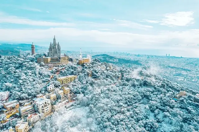 Barcelona in winter