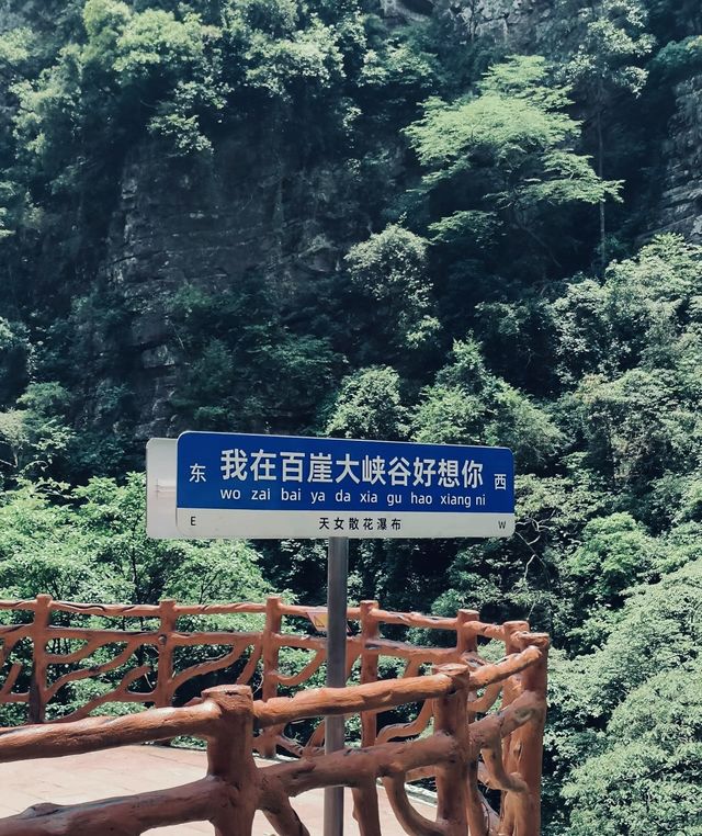 百崖大峡谷，位於廣西來賓市武宣縣東鄉鎮境內，距武宣縣城38公里，是廣西區級風景名勝區，有“廣西九寨溝”之稱