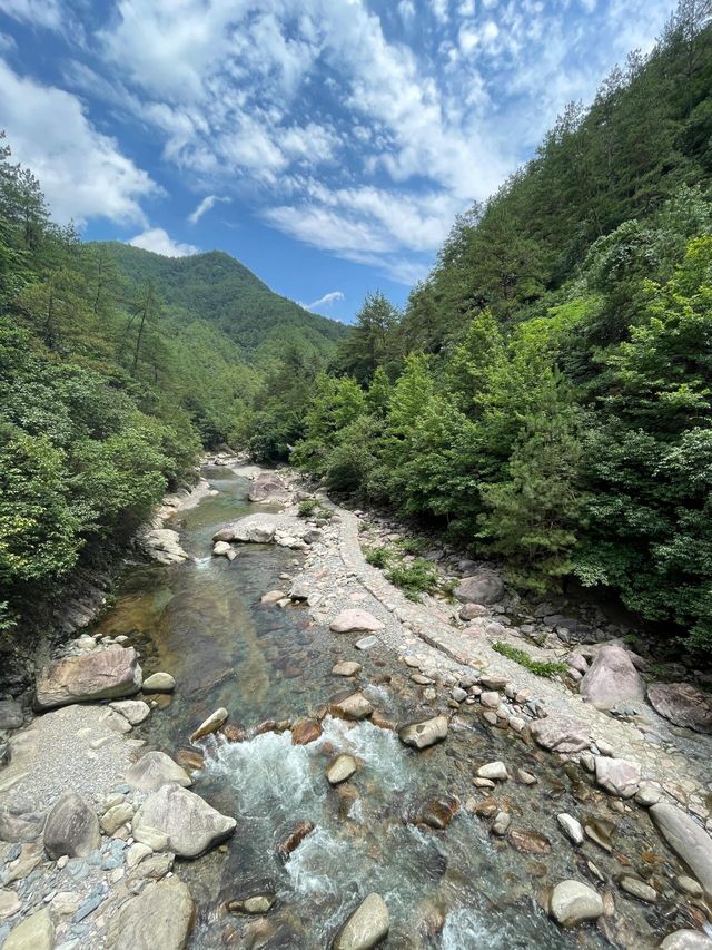 安徽宣城鄣山大峡谷小眾輕徒步好去處