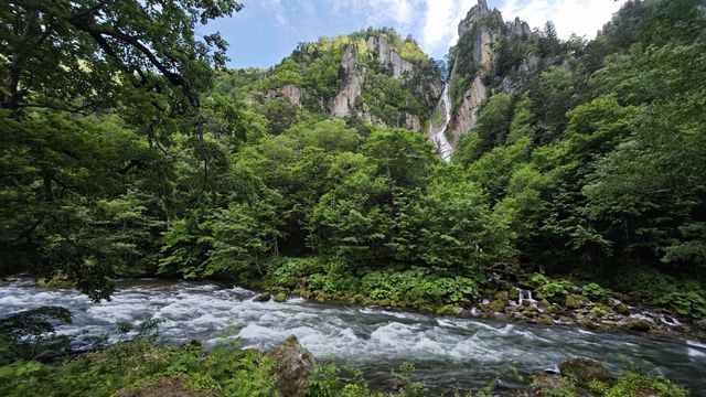 層雲峽銀河流星瀑布