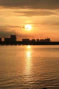 深圳日落海邊公園，浪漫無敵！🌅
