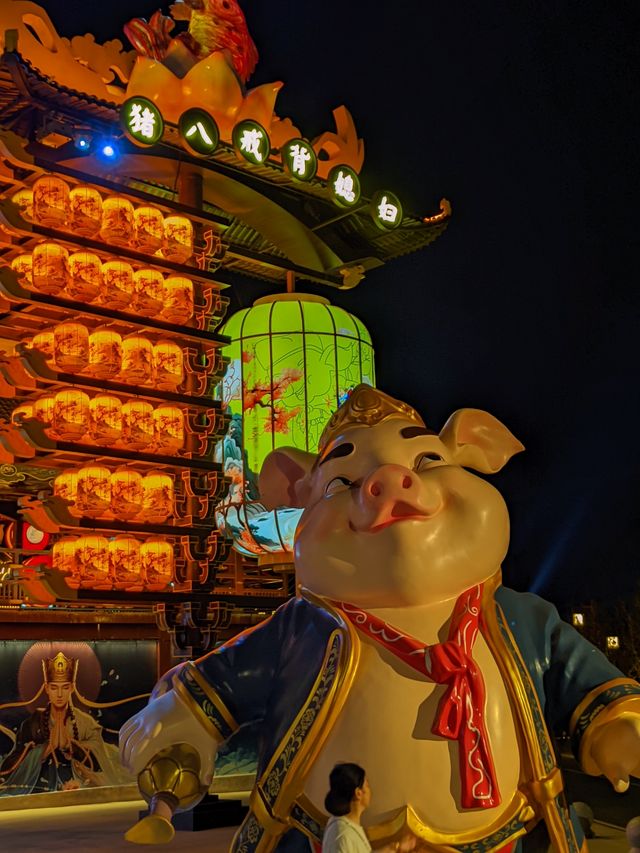 武漢周邊西遊主題的不夜城。