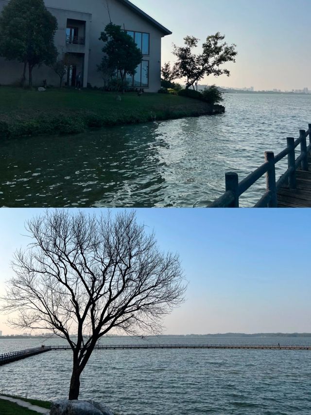 我在池州，平天湖。