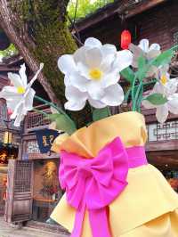 美翻！三坊七巷樹木披上「花衣」
