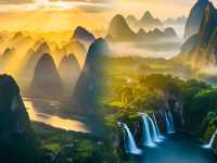 來一趟桂林吧，來看看語文課本裡的"桂林山水甲天下"
