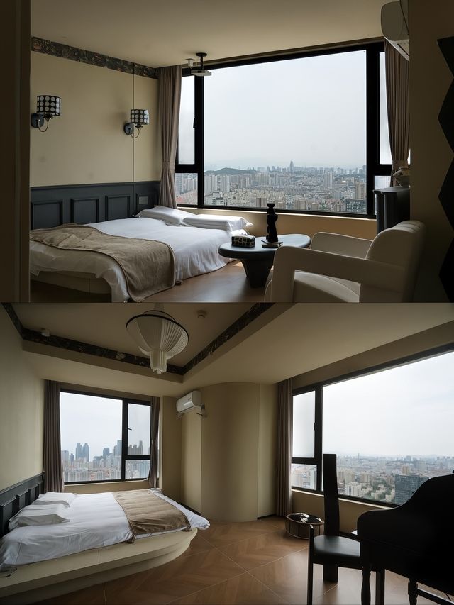 誰懂啊！在青島CBD住進了雲端觀景房真的太美啦