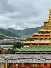 陰天的拉卜楞寺，也別有一番感覺！
