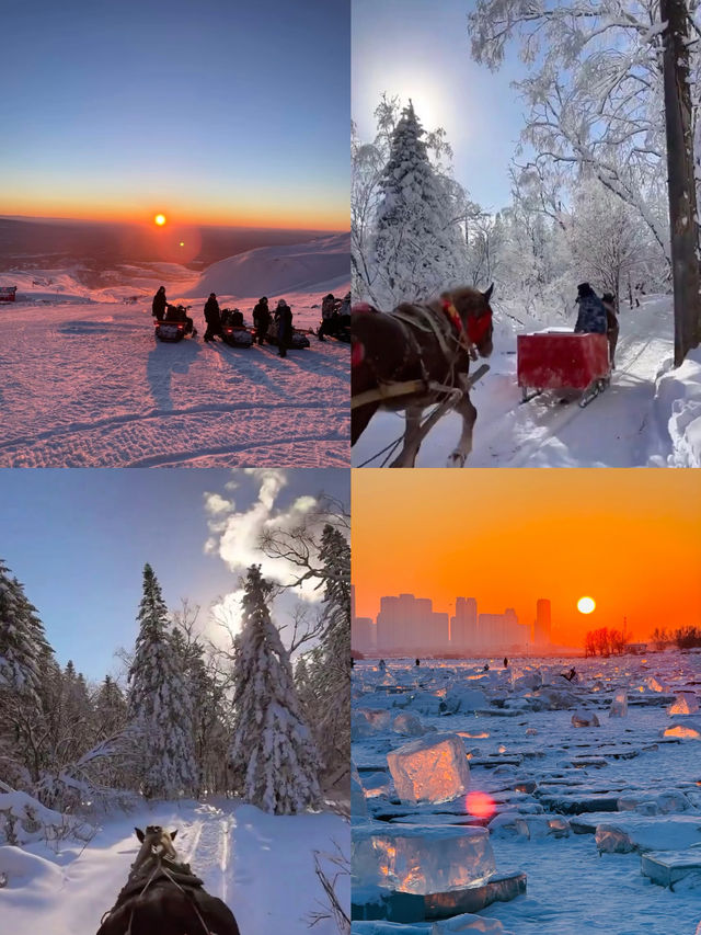 長白山live|人生必看絕美日落，誤入芬蘭雪境～