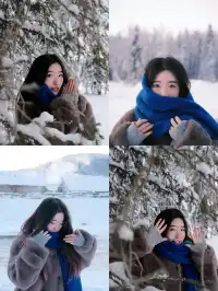 我在禾木幫朋友拍到了情書同款！