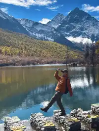 稻城亞丁｜人生照片+1！在英邁勇雪山腳下。