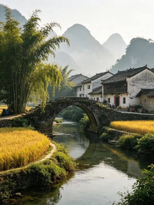 Please stop crowding Yangshuo! This small border town in Guangxi is the true mountain and water masterpiece