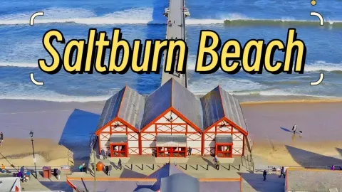 Bãi biển Saltburn, một viên ngọc ẩn mình của thị trấn ven biển nước Anh; địa điểm ven biển ít được biết đến ở Anh; phương tiện giao thông; York. — traveler post in Middlesbrough