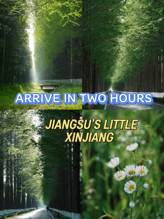 Shanghai 2h direct to Jiangsu’s “Little Xinjiang” is so healing