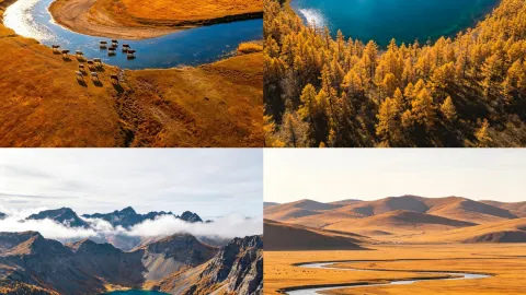 Skip Ejina! The Greater Khingan Mountains' autumn scenery in September is legendary! — traveler post in Mohe