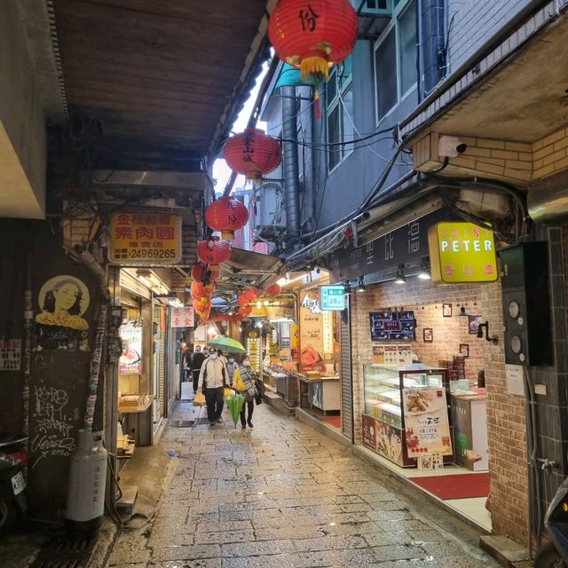 The Streets And Food In Jiufen Old Street