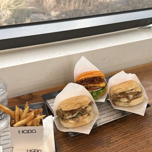 제주도 함덕 오션뷰 수제버거 맛집 무거버거