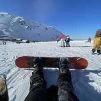 Stunning views on icy mountains 