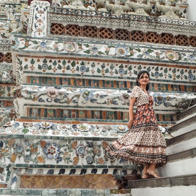 The magnificent Wat Arun Temple 🇹🇭