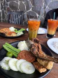 Tasty lalapan with balance taste in Miri