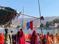 Holy site in Pushkar, India