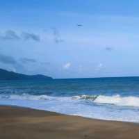 Romantic beach at Phuket airport 