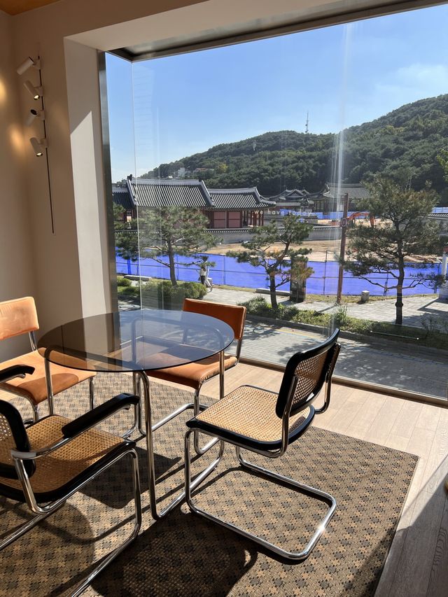 韓国【水原】韓屋ビューが綺麗なオシャレカフェ