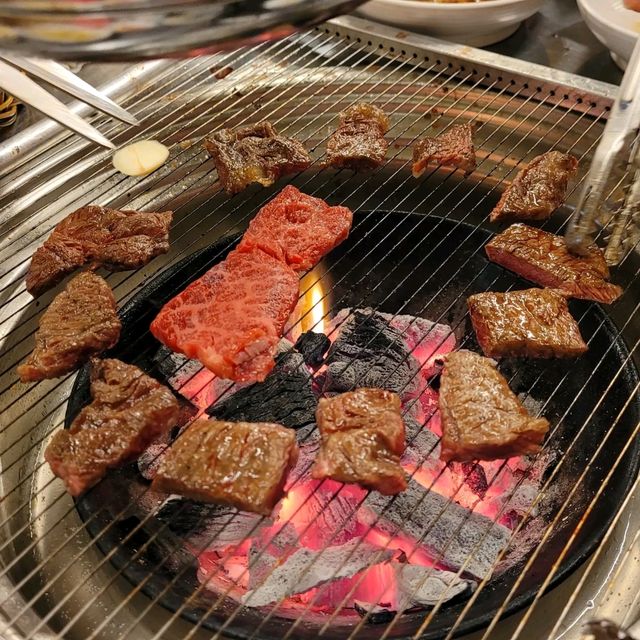 馬場洞炭火1++韓牛，超抵食