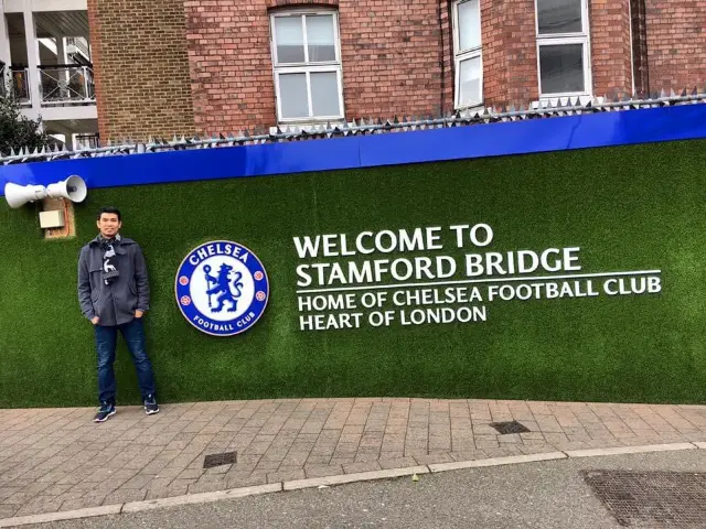 My heart is blue💙at Stamford Bridge, London