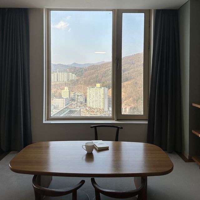 자연 풍경 보면서 차 마시기 좋은 휘닉스 평창 