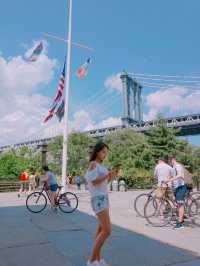 뉴욕의 유명한 다리의 포토명소: 맨해튼교, 브루클린교