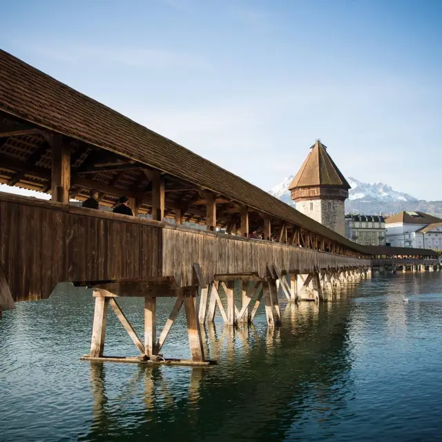 chapel bridge สะพานไม้แห่ง luzern